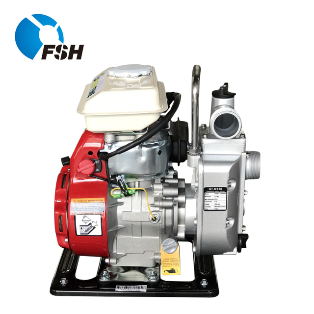 1 Inch Portable Mini Centrifugal Gasoline Semi Trash Water Pump