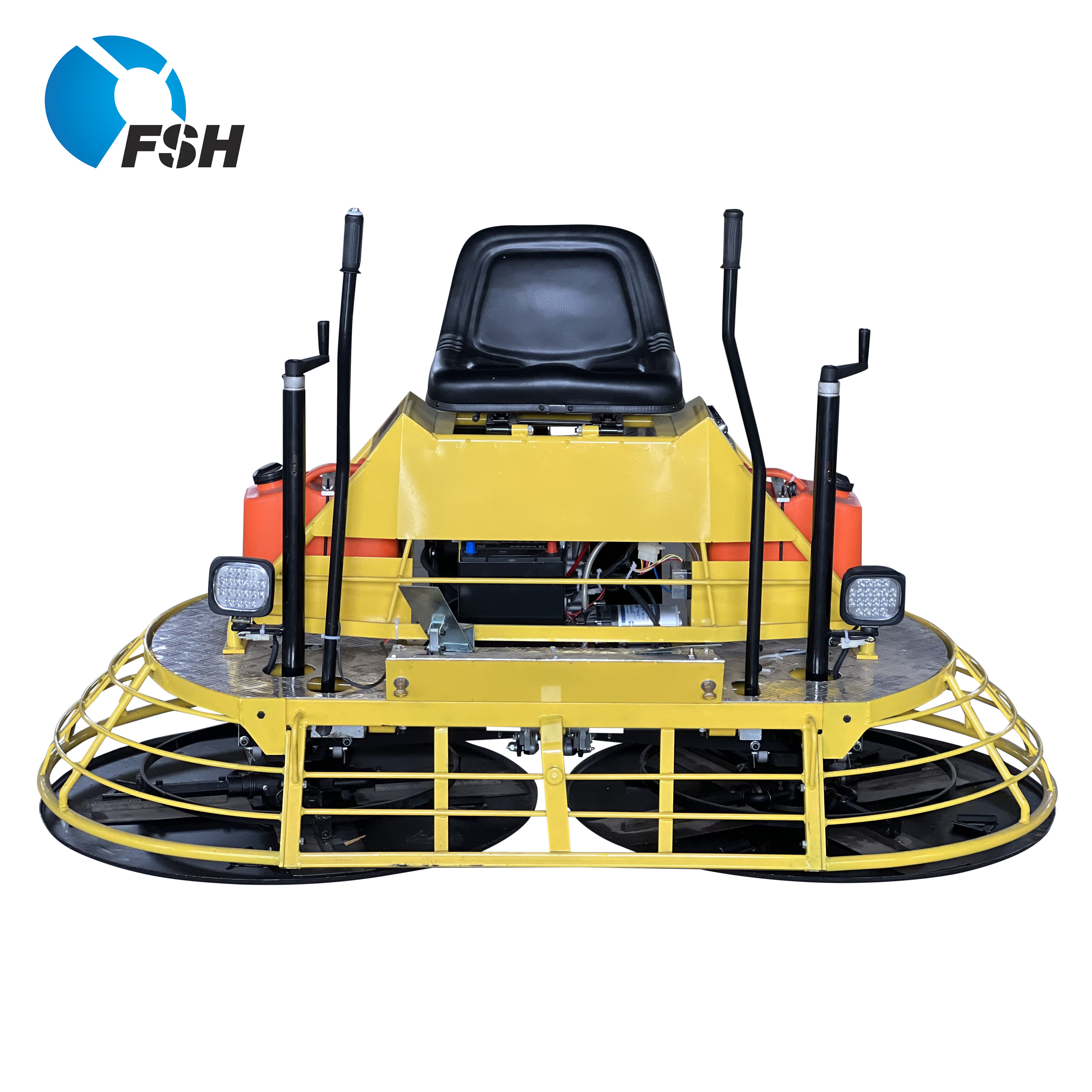 24hp Gasoline Honda GX690 Double Pan 36'' Road Driving Concrete Polishing Finishing Machine Ride on Power Trowel