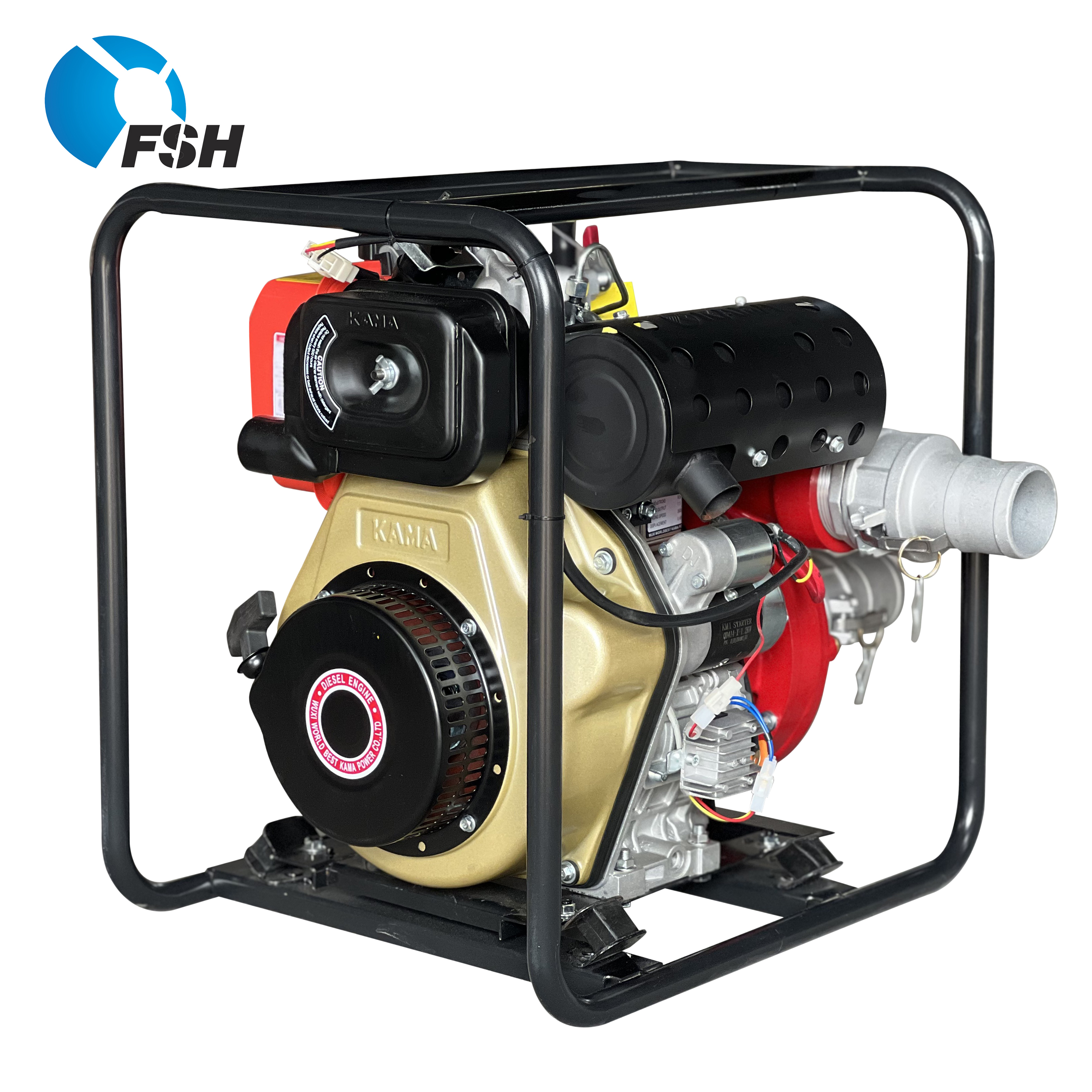 Diesel Water Pump Kama 3 Inch Fire High Pressure Pump