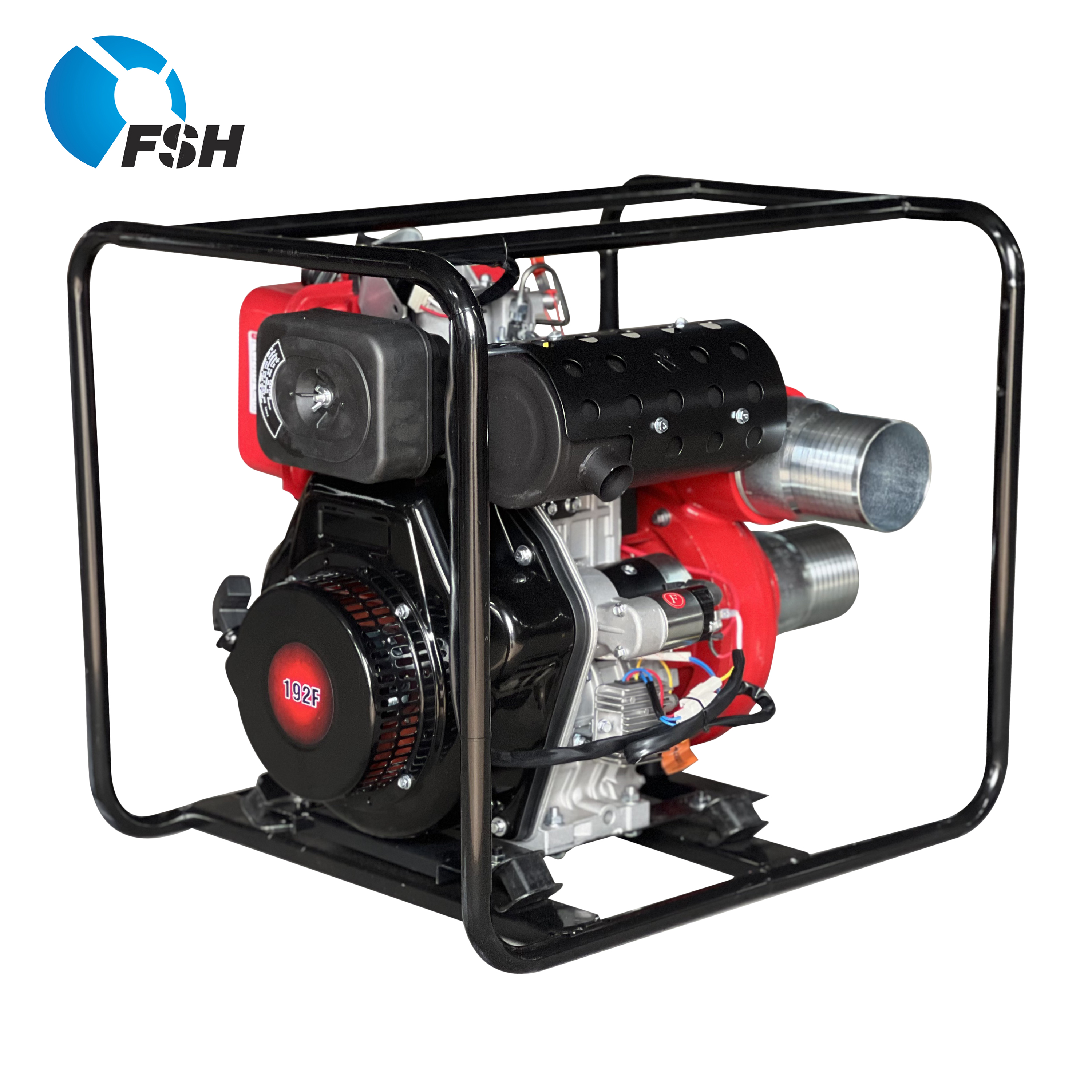 Diesel Portable Fire Engine Pumps Firefighters High-Efficiency Piston Pump For Fire Extinguishing
