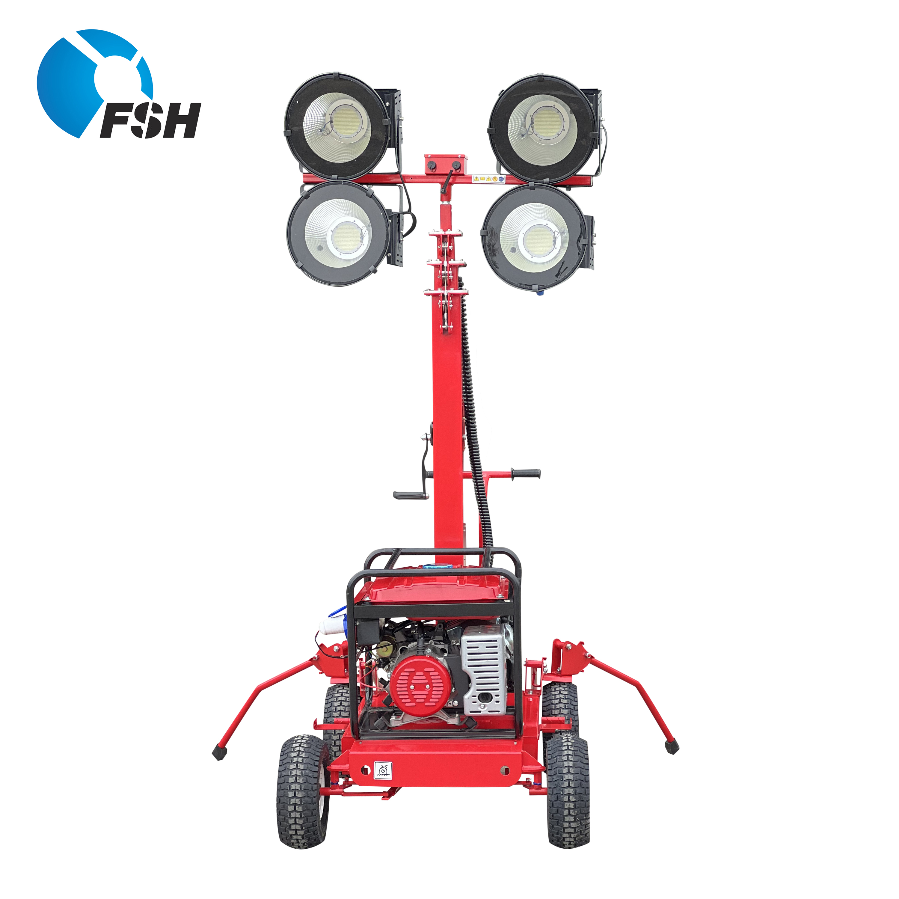 Portable Outdoor Light Tower Mobile Lighthouse Outdoor Light Tower Diesel Generator Light Tower Mobile Light Tower