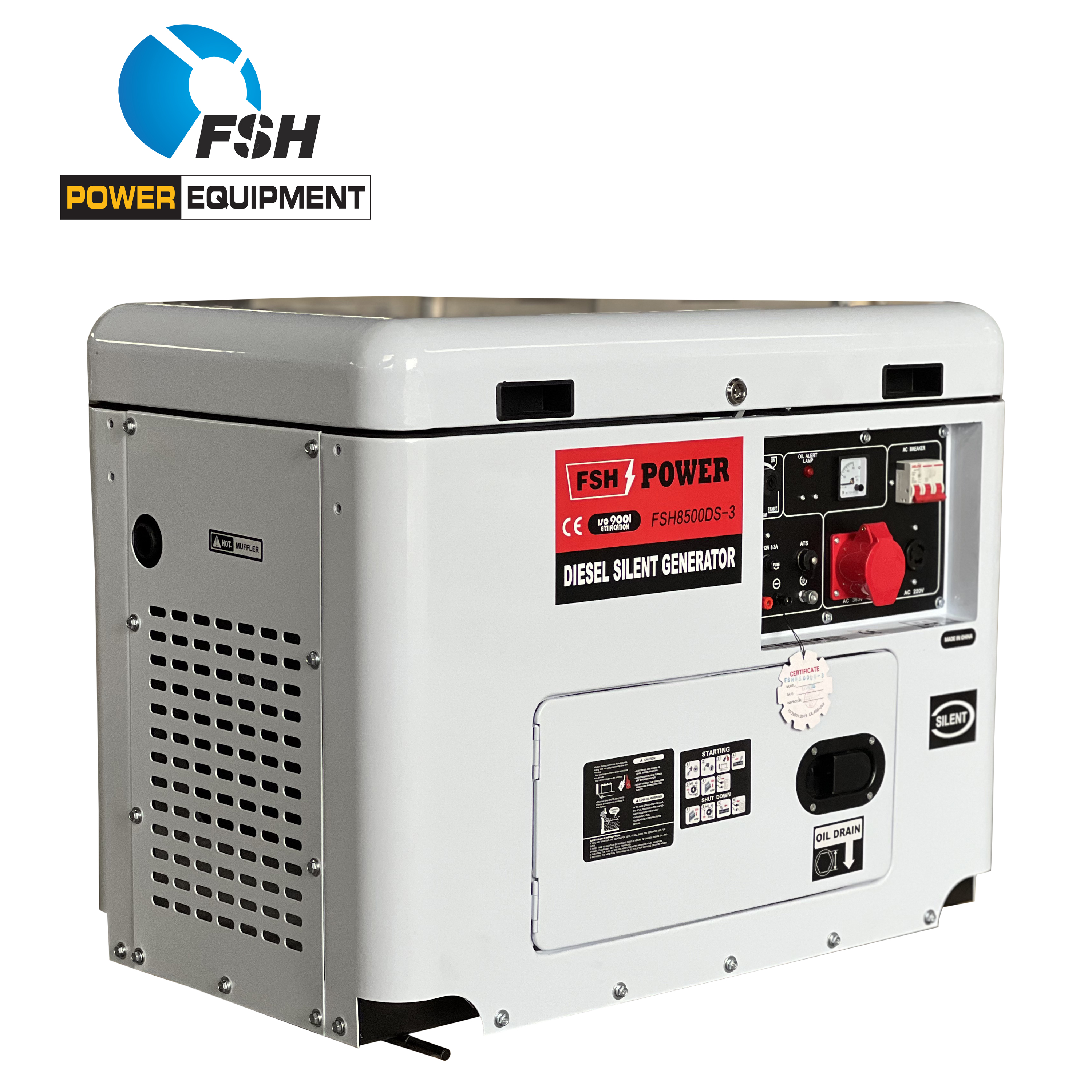 Diesel Silent Generator Kama Kipor 5kw 6kw 7kw 10kw