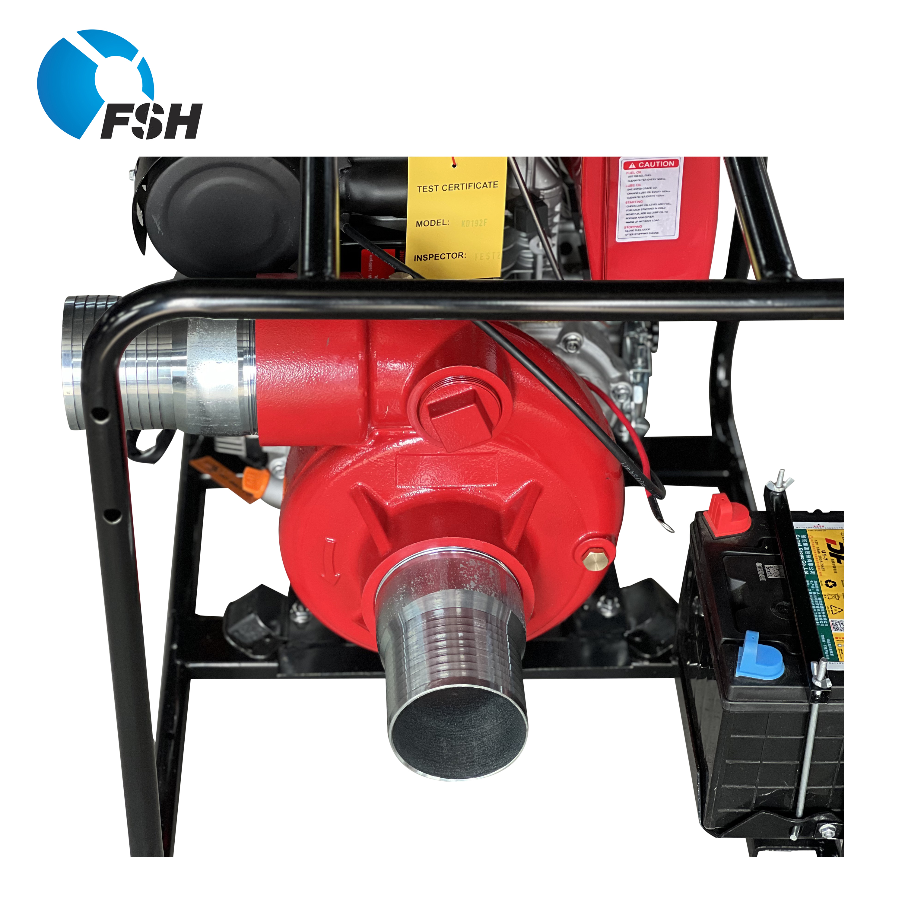 Diesel Water Pump Kama 3 Inch Fire High Pressure Pump