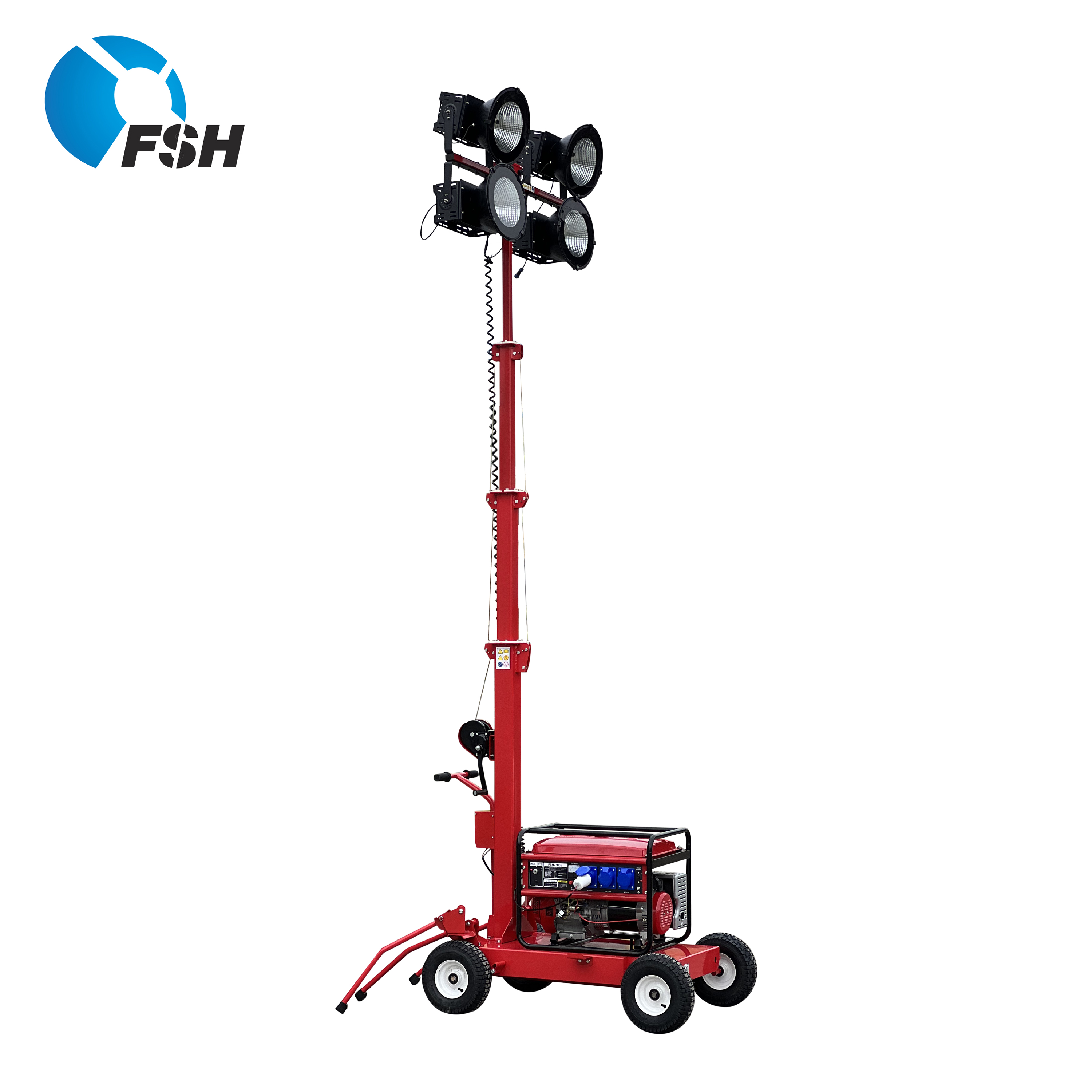 Portable Outdoor Light Tower Mobile Lighthouse Outdoor Light Tower Diesel Generator Light Tower Mobile Light Tower