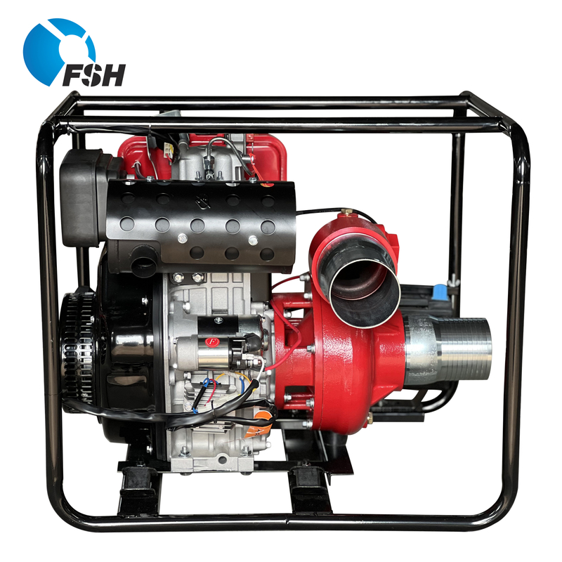 Diesel Portable Fire Engine Pumps Firefighters High-Efficiency Piston Pump For Fire Extinguishing