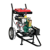 wheeled high pressure fire fighting pump for emergency water supply