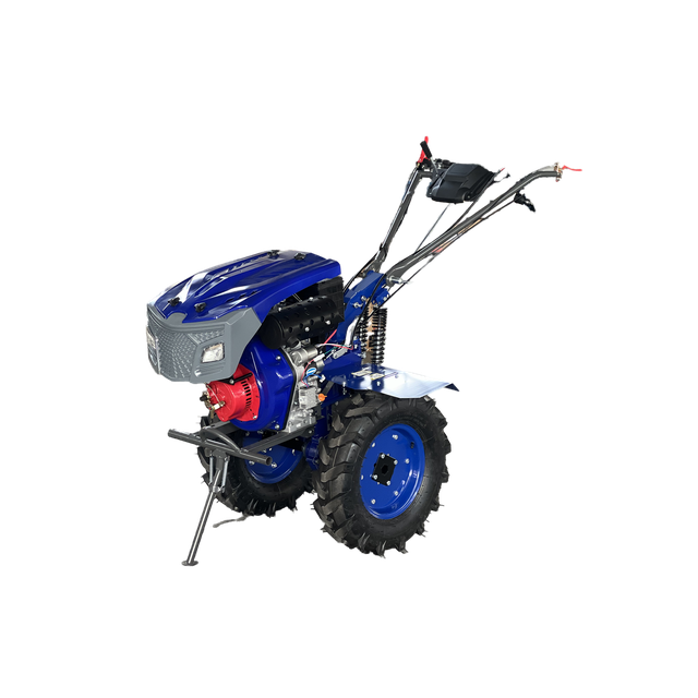 hand push gas powered walking tractor mini cultivator